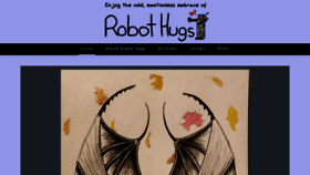 What Robot-hugs.com website looked like in 2020 (3 years ago)