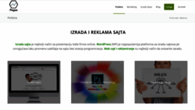 What Reklamasajta.com website looked like in 2020 (3 years ago)