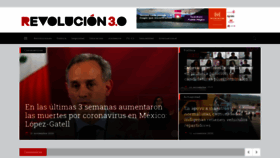 What Revoluciontrespuntocero.com website looked like in 2020 (3 years ago)