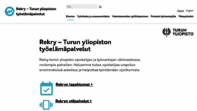 What Rekryturku.fi website looked like in 2020 (3 years ago)