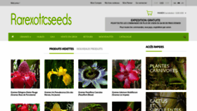 What Rarexoticseeds.com website looked like in 2020 (3 years ago)