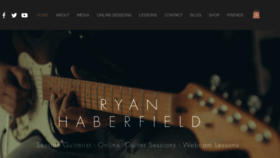 What Ryanhaberfield.com website looked like in 2020 (3 years ago)