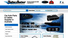 What Retrospares.com.au website looked like in 2020 (3 years ago)