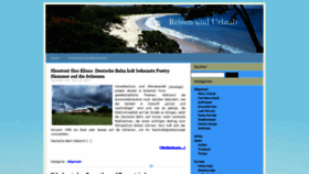 What Reisefuchs.net website looked like in 2020 (3 years ago)