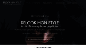 What Relookmonstyle.com website looked like in 2020 (3 years ago)