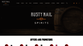 What Rustynailspirits.com website looked like in 2020 (3 years ago)