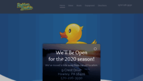 What Rubberduckieboatrentals.com website looked like in 2020 (3 years ago)
