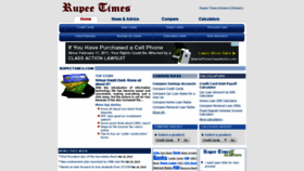 What Rupeetimes.com website looked like in 2020 (3 years ago)