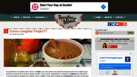 What Receitasdeminuto.com website looked like in 2020 (3 years ago)