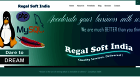 What Regalsoftindia.com website looked like in 2020 (3 years ago)