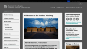 What Residenz-wuerzburg.de website looked like in 2020 (3 years ago)