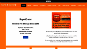 What Rapidgators.net website looked like in 2020 (3 years ago)