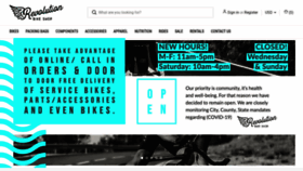 What Revolutionbikeshop.com website looked like in 2020 (3 years ago)