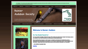 What Rainieraudubon.org website looked like in 2020 (3 years ago)