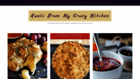 What Rantsfrommycrazykitchen.com website looked like in 2020 (3 years ago)