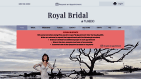 What Royal-bridal.com website looked like in 2020 (3 years ago)