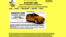 What Ranchicabs.com website looked like in 2020 (3 years ago)