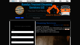 What Randystrustedcleaning.com website looked like in 2020 (3 years ago)