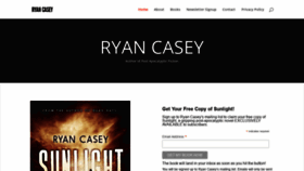 What Ryancaseybooks.com website looked like in 2020 (3 years ago)
