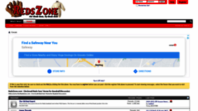 What Redszone.com website looked like in 2020 (3 years ago)