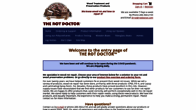 What Rotdoctor.com website looked like in 2020 (3 years ago)