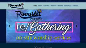 What Riversidechurchiowa.com website looked like in 2020 (3 years ago)