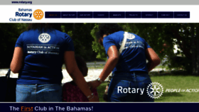 What Rotarynassau.com website looked like in 2020 (3 years ago)
