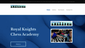 What Royalknightschessacademy.com website looked like in 2020 (3 years ago)