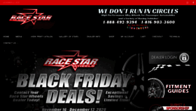 What Racestarindustries.com website looked like in 2020 (3 years ago)