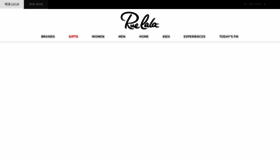 What Ruelala.com website looked like in 2020 (3 years ago)