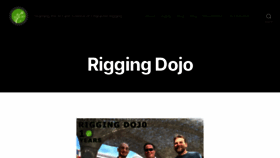 What Riggingdojo.com website looked like in 2020 (3 years ago)