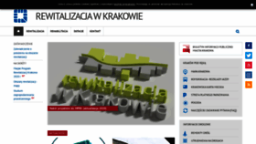 What Rewitalizacja.krakow.pl website looked like in 2020 (3 years ago)