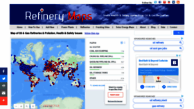 What Refinerymaps.com website looked like in 2020 (3 years ago)