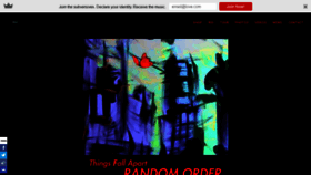 What Randomorder.ca website looked like in 2020 (3 years ago)