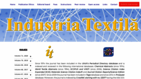 What Revistaindustriatextila.ro website looked like in 2020 (3 years ago)