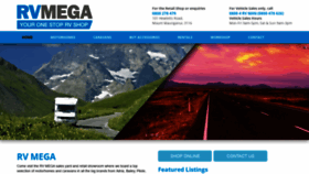 What Rvmega.co.nz website looked like in 2020 (3 years ago)