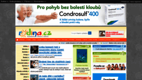What Rodina.cz website looked like in 2020 (5 years ago)