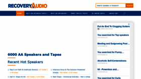 What Recoveryaudio.org website looked like in 2020 (3 years ago)