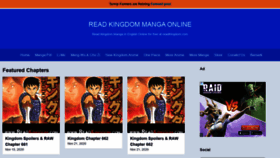 What Readkingdom.com website looked like in 2020 (3 years ago)