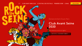 What Rockenseine.com website looked like in 2020 (3 years ago)