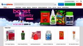 What Retailpharmaindia.com website looked like in 2020 (3 years ago)