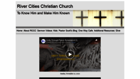 What Rivercitieschristianchurch.com website looked like in 2020 (3 years ago)