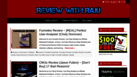 What Review-with-raju.com website looked like in 2020 (3 years ago)