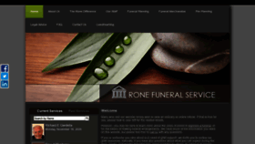 What Ronefuneralservice.com website looked like in 2020 (3 years ago)