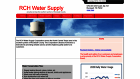 What Rchwater.com website looked like in 2020 (3 years ago)