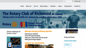 What Richmondrotary.com website looked like in 2020 (3 years ago)