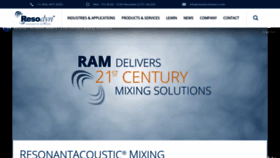 What Resodynmixers.com website looked like in 2020 (4 years ago)