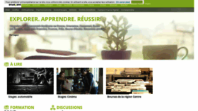 What Reseauetudiant.com website looked like in 2020 (3 years ago)