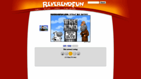 What Reverendfun.com website looked like in 2020 (3 years ago)