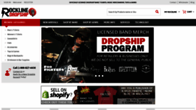 What Rocklinedropship.com website looked like in 2020 (3 years ago)